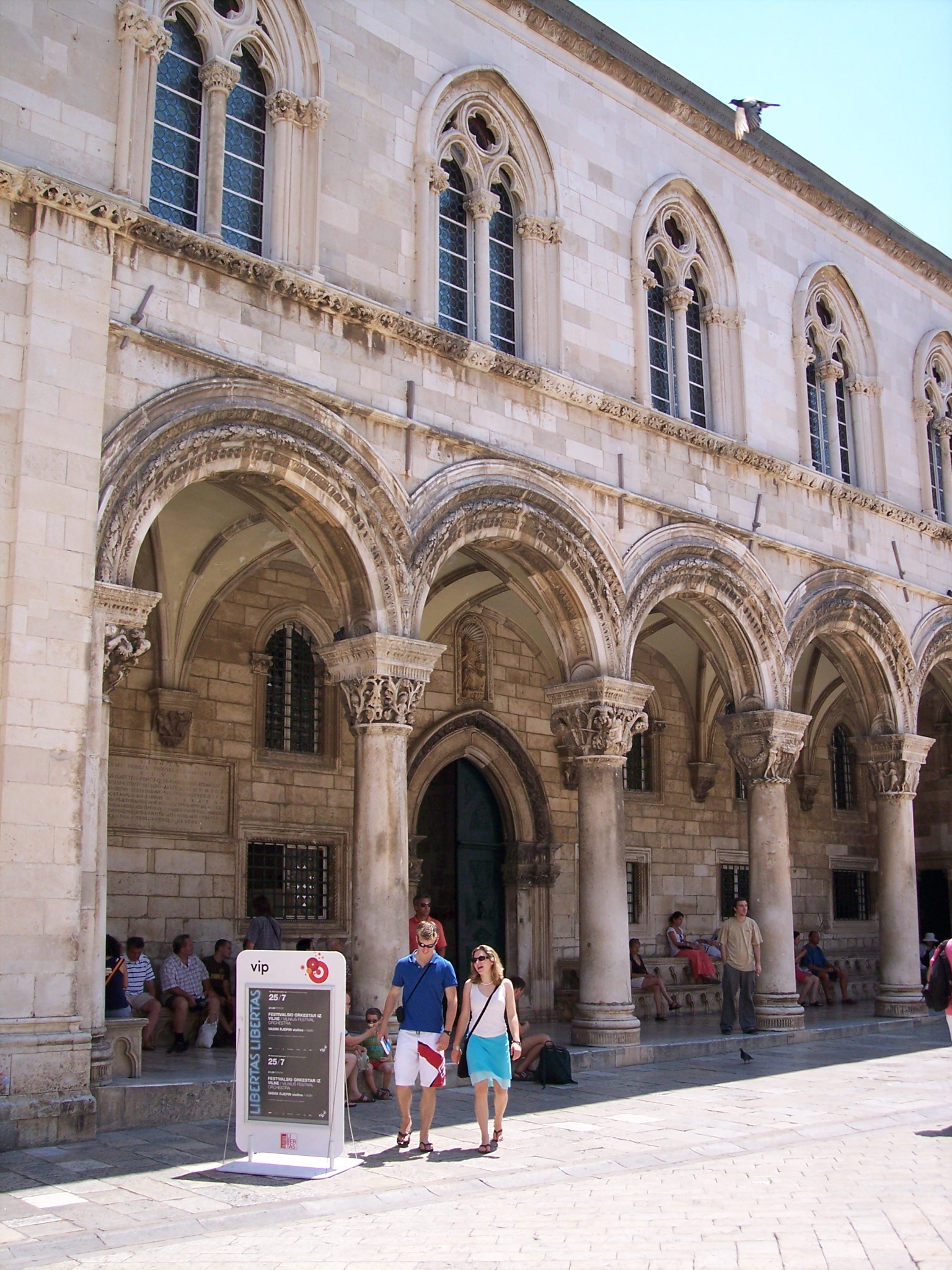Medieval Dubrovnik historic landmarks